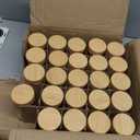 NETANY 24 Pcs Glass Spice Jars with Bamboo Lids, 4 oz Glass Jars with Minimalist Farmhouse Spice Labels Stickers, Collapsible Funnel, Seasoning Storage Bottles for Spice Rack, Cabinet, Drawer
