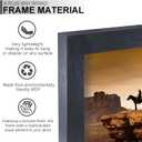A PLUS MAX 27x40 Picture Frame, Black Engineered Wood Frame for 27 x 40 Inch Picture Poster Photo, Light Weight 27 by 40 Frame with Wood-grain for Wall - 1 Pack/Black/27 x40