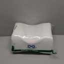 Everlasting Comfort Memory Foam Knee Pillow for Side Sleepers  Sciatica Pain Relief Pillow, Adjustable Strap Support  Leg Pillows for Sleeping Alignment, Knees, Back & Hip Cushion (White)