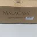 MALACASA 3 Tier Serving Tray, Porcelain Tiered Cupcake Stand, Ceramic Elevated Serving Platter with Collapsible Sturdier Rack,Series PLAT (White, 14 Inch)