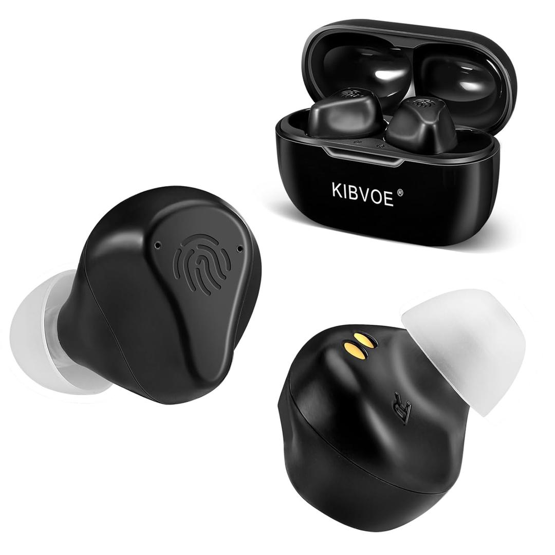 Hearing Aids for Adults and Seniors Rechargeable with Intelligent Noise Reduction Volume Control Comfort Invisible Portable Charging Case,Three Modes and Five Levels of Volume Adjustment