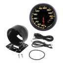 Oil Temp Temperature Gauge Meter Kit Grey Engine Temp Gauge 2.5" 60mm White Orange 50Degrees Celsius-150Degrees Celsius