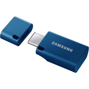 Samsung Type-C USB Flash Drive, 512GB, Transfers 4GB Files in 11 Secs w/Up to 400MB/s USB 3.2 Gen 1 Read Speeds, Compatible w/USB 3.0/2.0, Waterproof, 2022, Blue, MUF-512DA/AM