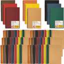 Spiral Notebook Bulk,54 Pcs A5 Notebook,8.3 x 5.5 Inch Spiral Notebooks,College Ruled Spiral Journal Notebook for Office Business School Gifts Supplies,100 Pages/50 Sheets, 9 Colors