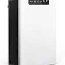 Dehumidifier, 98OZ Dehumidifiers for Home(1000sq.ft), Humidity Display Dehumidifier for Basement Bathroom Bedroom, Auto Shut Off, Washable Filter, Drain Hose, Timer, 7 Ambient Lights, White