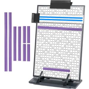 UNIMEIX Paper Stand Chart Knitting Pattern Holder with 8 Replacement Magnets Cross Stitch Supplies and Accessories for Crafts Work, 12" L x 8.4" W