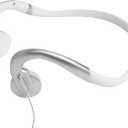 Wired Bone Conduction Earphones with Mic, Hands Free, All-Day Comfort, Open-Ear Design, Up to 6 Hours Talk time (Need Charge), 4 Pole  3.5mm 2.1m (6.9 ft) Length, Extension Cable (White)