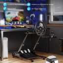 PXN Steering Wheel Stand A10 Foldable&Adjustable Racing Wheel Stand, 23lb Heavy-Duty Frame, Portable Sim Racing Cockpit, Universal Fit for V10/V99/VD4/VD6, G29/G920/G923, R3/R5, T248, DD Pro &More