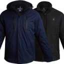 Spyder Mens Ski Jacket - 3-in-1 System Snow Waterproof Winter Jackets for Men - Mens Snowboard Jacket with Detachable Hood (Medium, True Navy)