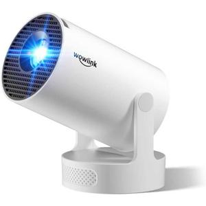 [Built-in Apps & 2026 Upgraded] Mini Projector with WiFi 6 and Bluetooth 5.4 Support 1080P Auto Keystone 180 Rotatable Projectors Portable Compatibile with HDMI/TV Stick/Memory Stick