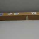 LazBlinds No-Drill Cordless Roman Shade - Light Filtering Natural Wood, Easy Install Bamboo Blind for Windows 35" W x 48" H, Malay Oak