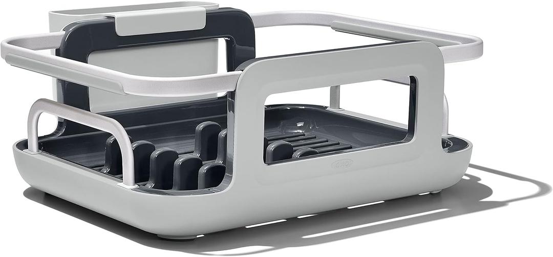 OXO Good Grips Extendable Over-The-Sink Aluminum Drying Dish Rack (One Size)