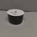 Ribbli Black Double Faced Satin Ribbon,1-1/2 x Continuous 25 Yards,Use for Bows Bouquet,Gift Wrapping,Wedding,Floral Arrangement