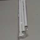 White Tension Curtain Rod for Windows 28 to 48 inch, Adjustable Expandable Pressure Spring Curtain Rod No Drilling, 7/8" Curtain Rod for Bedroom Doorway Closet Door