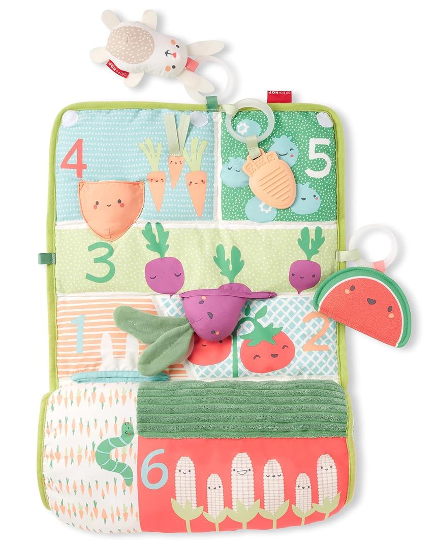 Skip Hop Baby Tummy Time Playmat, Farmstand (15L x 21.5W x 3H inches (38.1L x 54.6W x 7.6H cm)) Skip Hop Baby Tummy Time Playmat, Farmstand (15L x 21.5W x 3H inches (38.1L x 54.6W x 7.6H cm))