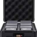 Maitys Graded Card Storage Box, Waterproof Sports Display Case Card Slab Carrying Case Graded Sports Trading Cards(2 Slot,9 x 10 x 7 inch)