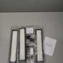 EZVALO Picture Light for Wall, Rechargeable 2400mAh Battery Lights Wireless with IR Remote, 3 Color & Dimmable Magnetic 7.8'' LED Lights Display for Painting, Living Room, Gallery, Bedroom(Black-3P)