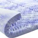 Dreamsmith 3 Inch Mattress Topper 7-Zone Memory Foam Mattress Topper Pressure Relief Soft Mattress Pad, CertiPUR-US Certified, King Size Bed