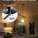 Yunnix Pendant Lights Kitchen Island, Pendant Light Fixtures, 2 Pack Modern Black and Gold Globe Glass Pendant Lighting, Mid Century Chandelier One Light for Bathroom Bedroom Dining Room