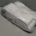 White Linen Pinch Pleated Curtains 102 Inches Long 2 Panels for Living Room Bedroom Snow White Thick Linen Pleated Hooks Rings Back Tab Luxury Light Filtering 102 Inch Curtain Drapes for Sliding Door