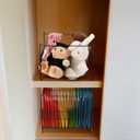 Moxweyeni 4 Pack Mesh Hanging File Folder Organizer, Letter Size File Folder Organizer, Metal Hanging Filing Box Desktop Filing Crate Storage for Home, Office, School, Black