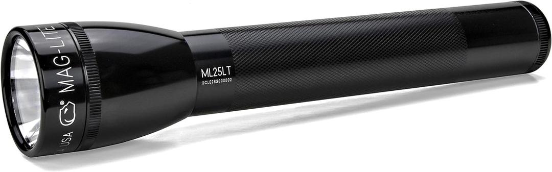 Maglite ML25LT LED 3-Cell C Flashlight, Black - ML25LT-S3016