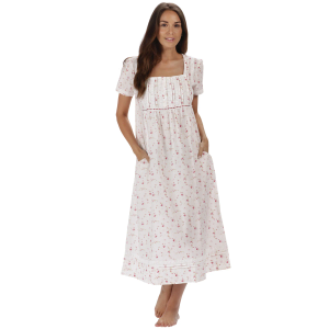 The 1 for U Vintage Nightgown - Night Dress for Women Sleepwear, 100% Cotton Gown, Size: 3XL