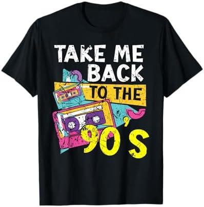 Take Me Back to The 90's 1990 Vintage Nineties Party 1990s T-Shirt, XL, Black