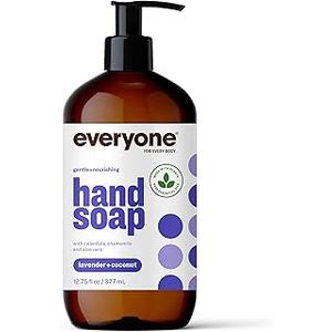 Everyone Liquid Hand Soap, 12.75 Ounce (Pack of 3), Lavender and Coconut, made with Essential Oils for kitchen and bathroom