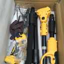 Electric Pruning Shears Compatible with DeWalt 20V Max Battery, Cordless Garden Shears with Telescopic Pole, 30mm Cutting Diameter Pole Pruner Garden Tool(Battery Not Included)