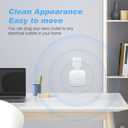 Outlet Wall Mount for eero 7, Stand Bracket Holder Compatible with eero 7 Dual-Band Mesh Wi-Fi 7 Router Extender, No Messy Wires, Space Saving(3 Pack)