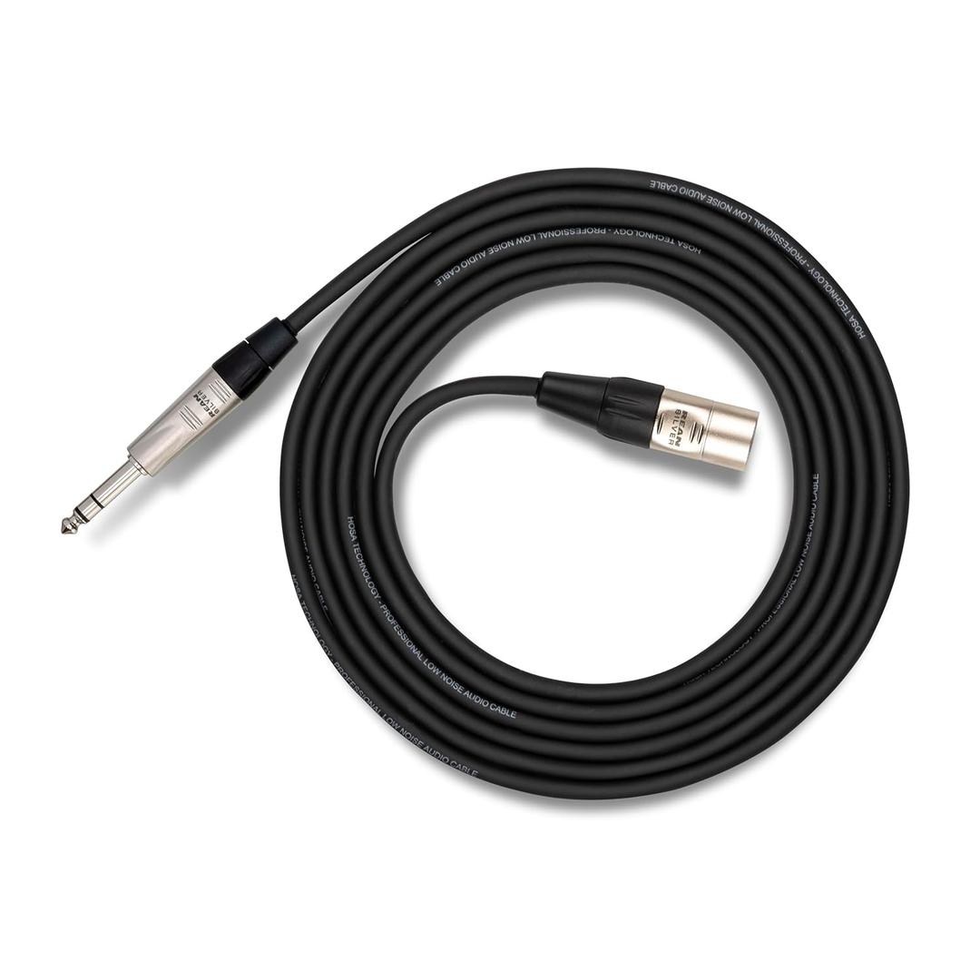 Hosa HSX-003 Pro Balanced Interconnect, REAN 1/4 Inches TRS to XLR3 Meter, 3 Feet