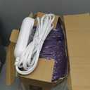 Electric Heated Blanket Twin Size 62"84" with 9 Heating Levels & 1-10Hs Auto Off, Heating Blankets Double Sided Plush Sherpa, Energy Efficient, Machine Washable, Dark Purple