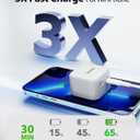 Gigastone iPhone Charger Fast ChargingApple MFi Certified, 35W USB C Charger + 5FT USB-C to Lightning Cable, Fast Charger iPhone 15/15 Ultra /14/14 Pro / 14 Pro Max/iPad/iPad mini/iPad Pro