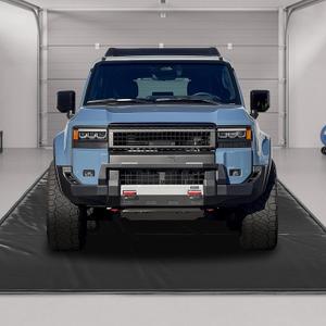 MOPHOTO Garage Containment Mats, 8'6'' x 22' Non-Slip Waterproof Garage Floor Mat for Under Car, 3mm Thickened Parking Mat with a Squeegee Waterproof Protection from Snow Ice Rain Mud Oil for Cars