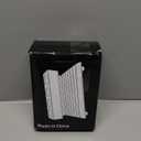 Quick Dry Electric Toothbrush Holder 4 Slots Metal Bathroom Counter Organizer for Toothpaste Razor Mouthwash, Black