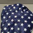 Jorbest Stuffed Animals Storage Bean Bag Chair for Kids and Adults, Stuffed Animals Bean Bag Storage, Luxury Velvet Cover Only (Navy with White Stars 200 L/52 Gal)