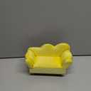 Dollhouse Furniture Jewelry Box, Openable Sofa Jewelry Box 1/6 Sofa Cushions for Dollhouse Living Room Miniature Dollhouse Accessories Dolls House Furniture Couch (Loveseat Sofa(7.1 X 5.1 X 2.8in))