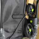 GreenSweep V2 | Artificial Grass Electric Sweeper Rake Vacuum 45L Collection Bag, 5 Adjustable Heights, Foldable Handle