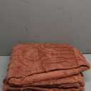 Bedsure GentleSoft Burnt Orange Throw Blanket for Couch - Super Soft & Cozy Fall Blankets for Women, Cute Fluffy Fleece Throw for Girls, Room Decor Aesthetic Gifts for Women, 50x60 Inches