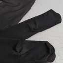 Warm Translucent Fleece Lined Tights for Women, Large