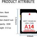 A14 Navigation SD Card,2023 Latest Version US & Canada Maps Car GPS Navigation System SD Card GM5T-19H449-AH Compatible with Ford Lincoln,Road Trip Essentials