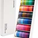 60 Rolls Washi Tape Sets 8mm Wide 10ft Long Basic Solid Color Rainbow Colored Decorative Thin Masking Tapes for Arts, Children Gifts, Bullet Journals, Wrapping Planner, Calendar, Scrapbooking DIY