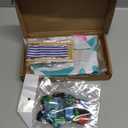 2 Pack Christmas Doll Accessories Beach Doll Clothes Miniature Beach Prop Set Include Chair Swim Ring Sunglasses for Christmas Decoration Accessories