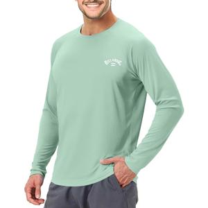 Billabong Rash Guard for Men UPF 50+ Big and Tall Swim Long Shirt (Key Lime) 2XL