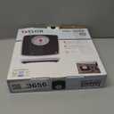 Taylor Battery Free Analog Scales for Body Weight, 330LB Capacity, Easy to Read Large 4.25-inch Dial, 10.3 x 10.6-inch Vinyl Mat Platform, Black