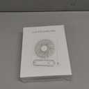 Small Desk Fan Quiet, 3000mAh Personal Portable Fans Max 13H Runtime, Rechargeable & USB-C Powered Mini Desktop Fan 3 Speeds for Home Office Travel Outdoor Summer Gifts for Women Men, White