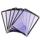 25-Pack Menu Covers 8.5 x 11 Inch, 1 Page 2 View Double-Sided Restaurant Menu Holders, Waterproof Clear Plastic Sleeves for Cafe, Bar, Homeschool