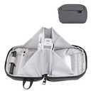 DDgro Small Electronics Organizer Travel Case - Organizer Pouch for Cable, Cord, Charger (Dark Grey-Mini)