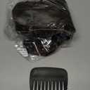 Lommel Ponytail Extension 18Inch Claw Clip Ponytail Extension Dark Brown Wavy Curly Claw Clip in Ponytail Hair Extensions, Natural Fake Ponytail Synthetic Hairpiece for Women